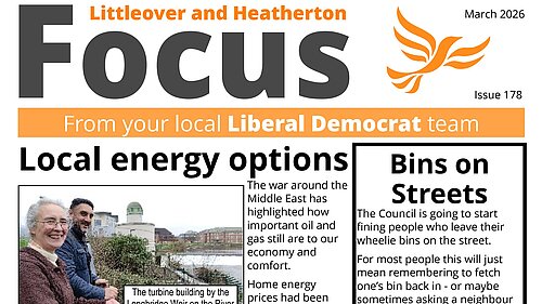 Littleover and Heatherton Focus newsletter March 2026 Front page