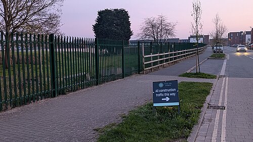 Site where businesses should be