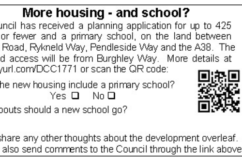 Burghley Way Survey questions