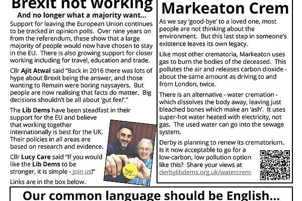 Image of August 2025 edition of Littleover Focus newsletter page 2