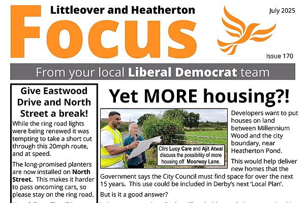 Littleover and Heatherton July Focus Front page