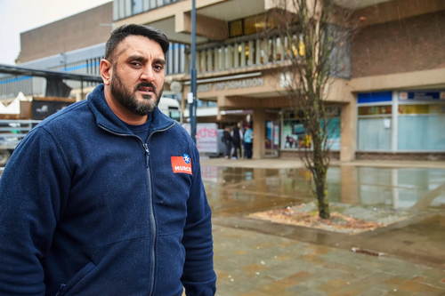 Ajit Atwal outside the Assembly Rooms