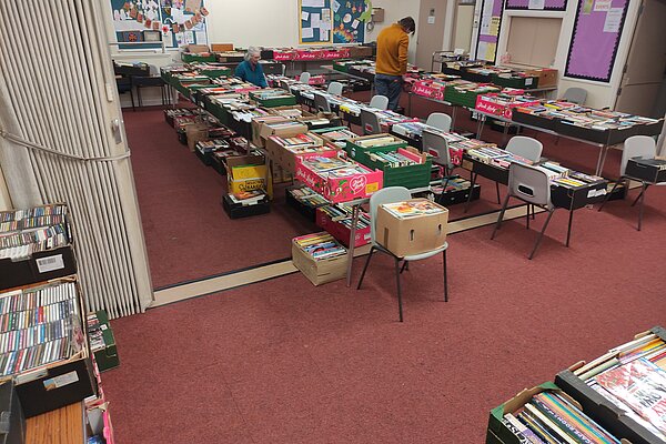 Books at our last book sale