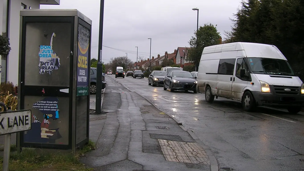 Haven Baulk Lane junction with Rykneld Road