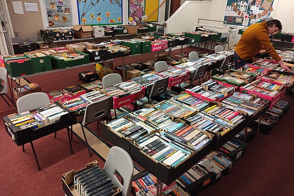 Display of some of the books at our last sale