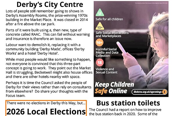 June 2026 Littleover and Heatherton Focus newsletter Page two