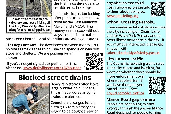 June 2026 Littleover and Heatherton Focus newsletter Page three