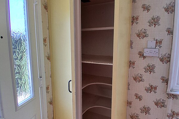 Bretton Avenue 1947 prefab bungalow cupboard