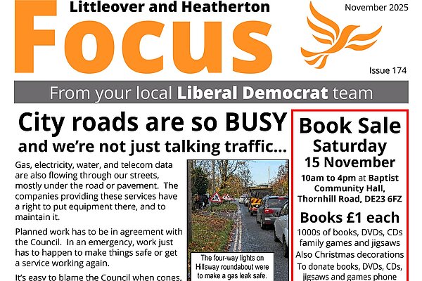 Littleover & Heatherton Focus Nov 2025 Front Page