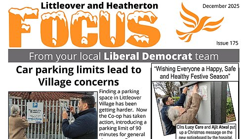 Image of December 2025 edition of Littleover Focus newsletter front page