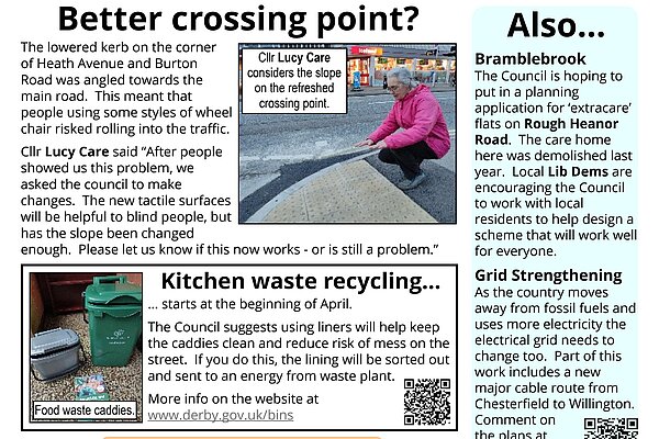 Littleover and Heatherton Focus newsletter March 2026 Back page