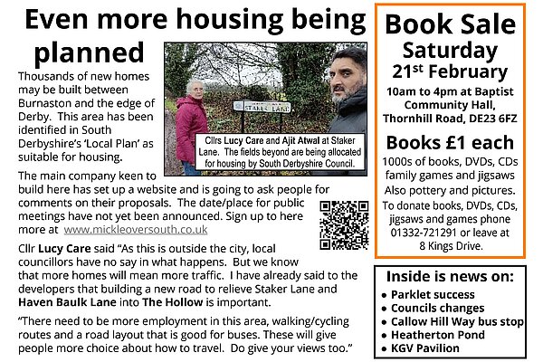 February 2026 Littleover and Heatherton Focus newsletter Front Page