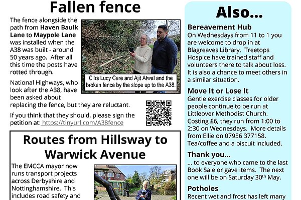 Littleover and Heatherton Focus newsletter March 2026 page three